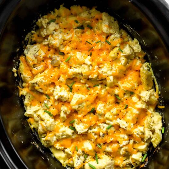 Crockpot Scrambled Eggs