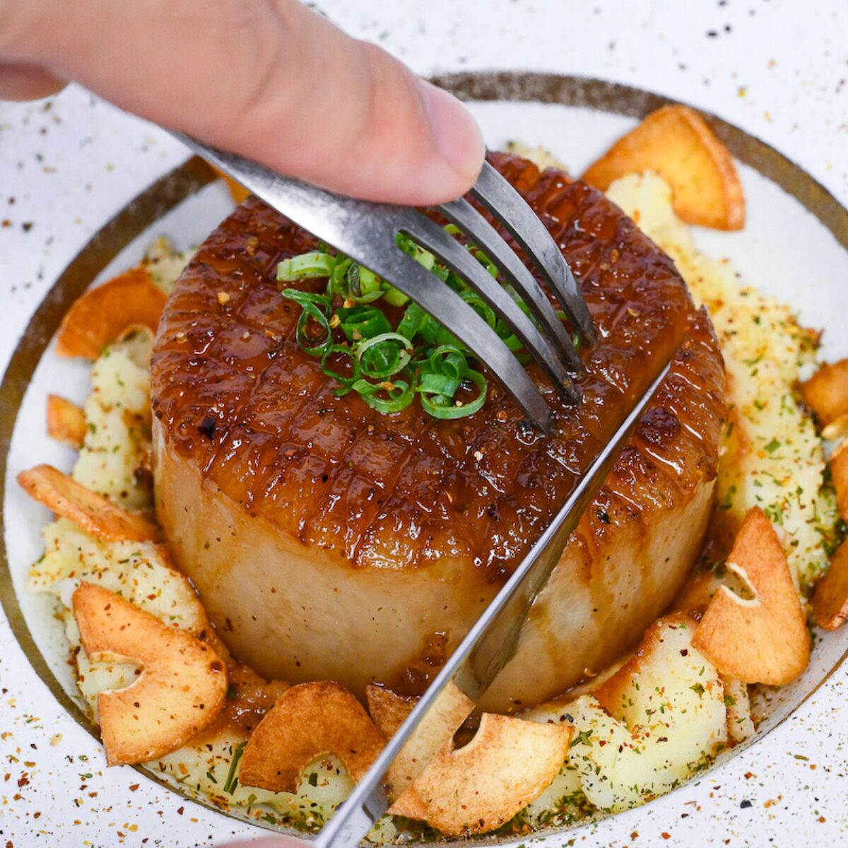 Tender Daikon Radish Steak