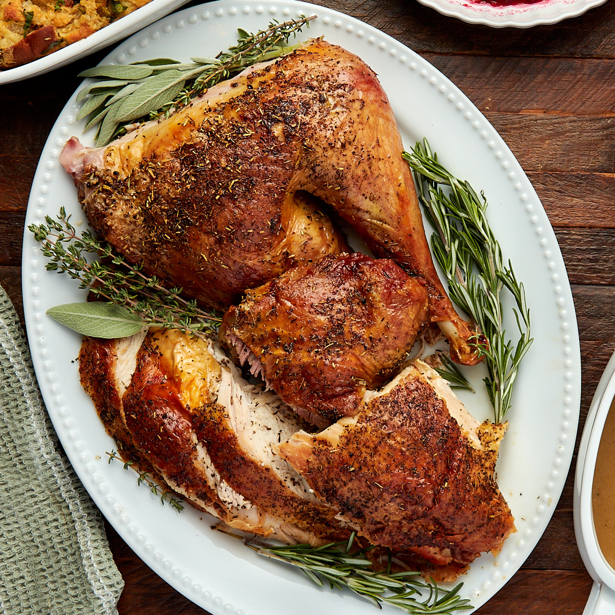 Dry Brined Spatchcock Turkey