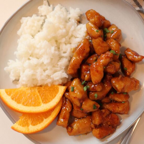 Healthy Orange Chicken