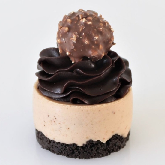 Ferrero Rocher Mini Cheesecakes