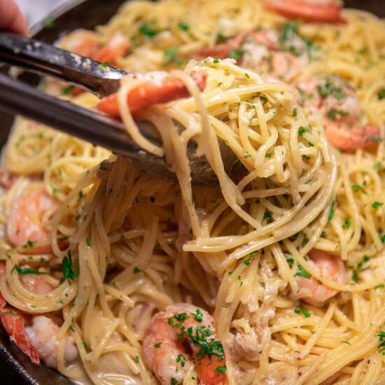 Shrimp Alfredo Pasta