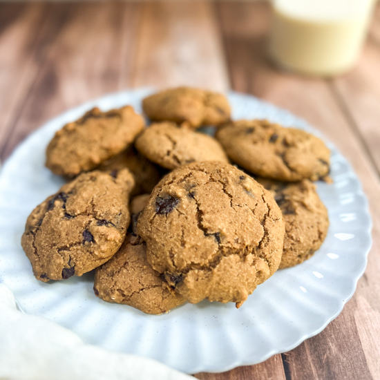 GF Vegan Chocolate Chip Cookies
