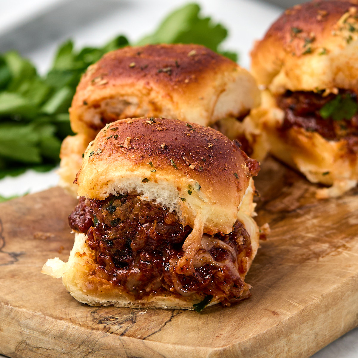 Hawaiian Roll Meatball Sliders