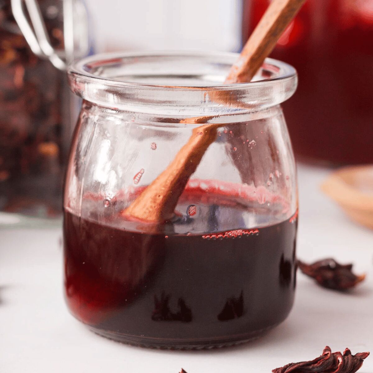 No Sugar Added Hibiscus Syrup