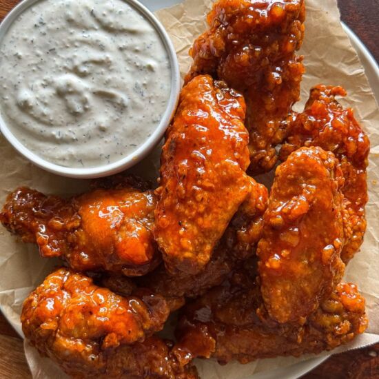 Hot Honey Garlic Wings