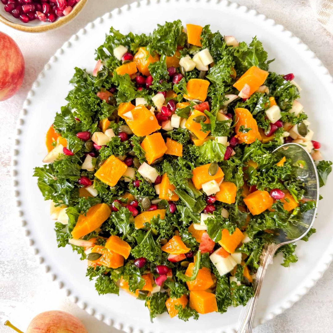 Kale Butternut Squash Salad