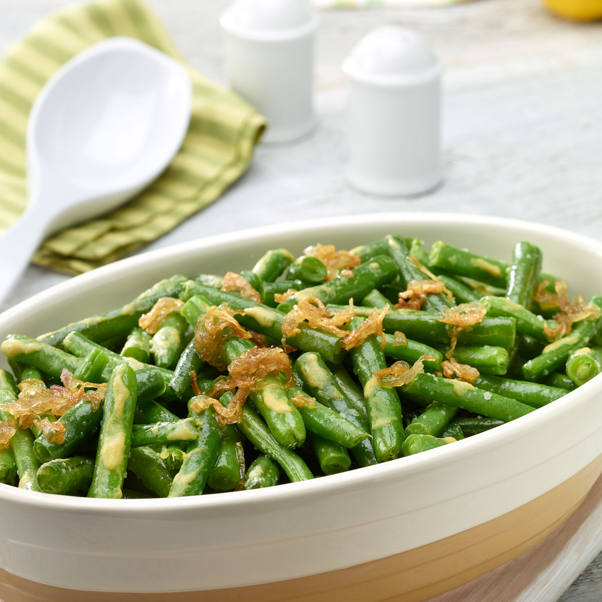 Roasted Green Beans with Shallots
