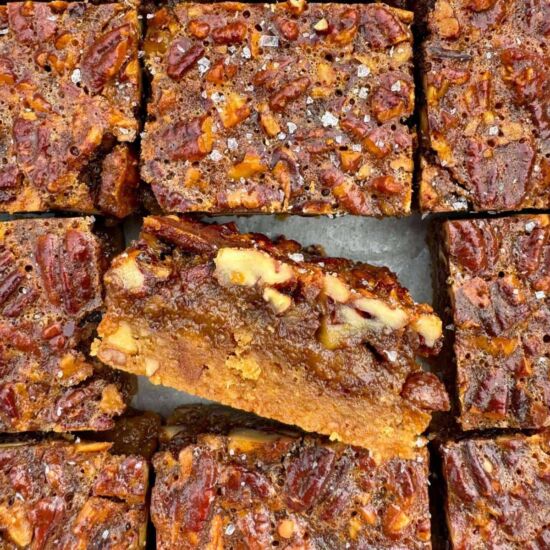Brown Butter Miso Pecan Pie Bars