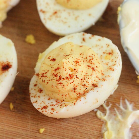 No Mustard Deviled Eggs