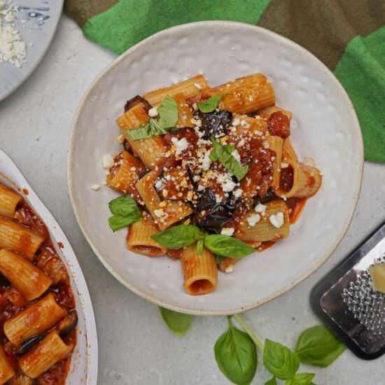 Rigatoni alla Norma: Eggplant Pasta