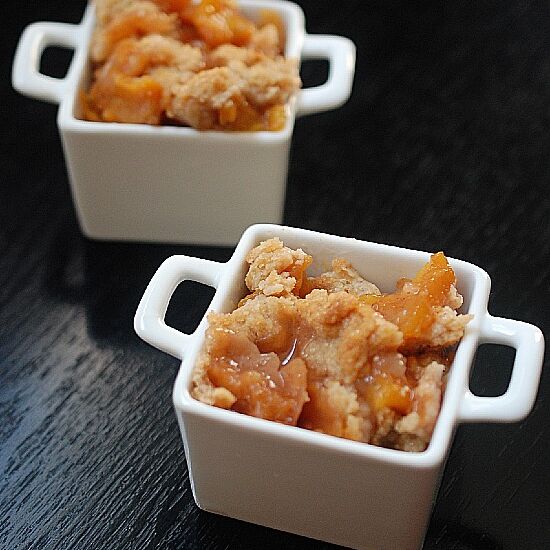 Fresh Peach Crumble
