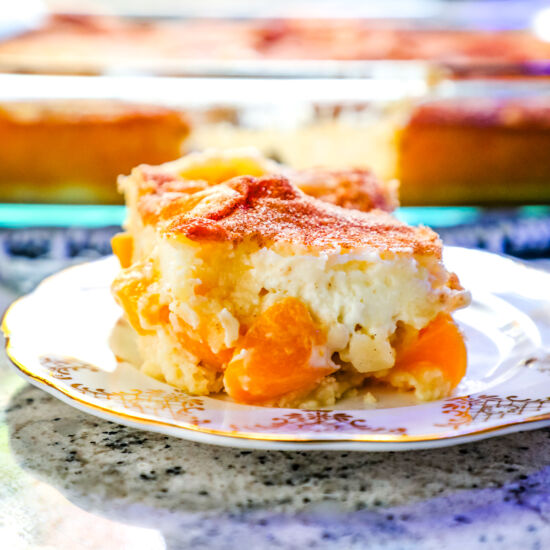 Peaches and Cream Cake