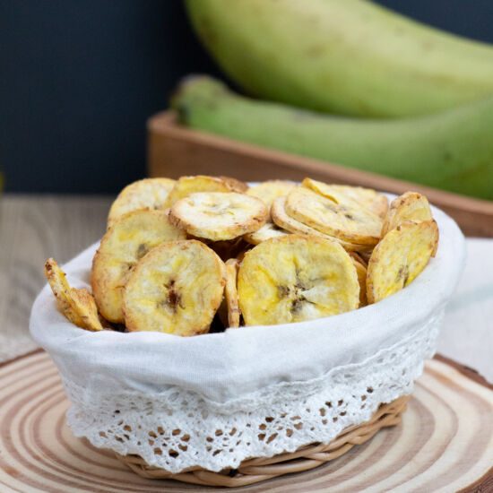 Air Fryer Plantain Chips