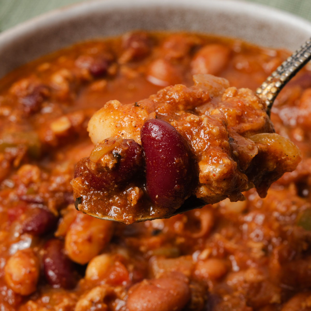 Cozy Pumpkin Chili with Turkey