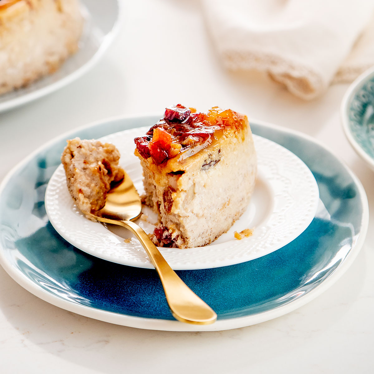Bread Pudding with Rum and Raisins