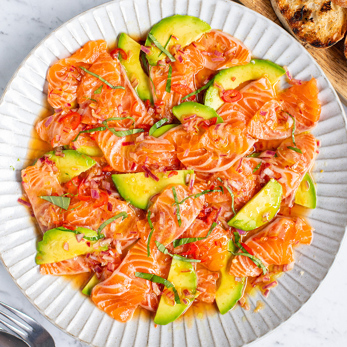 Salmon Crudo