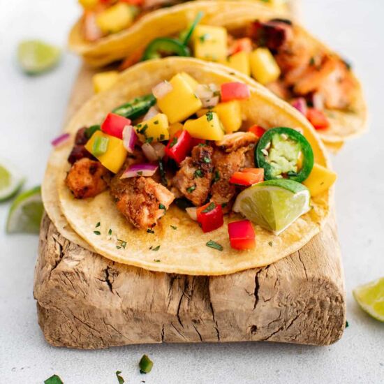 Blackened Salmon Tacos