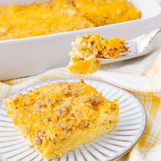 Sausage Egg and Cheese Casserole