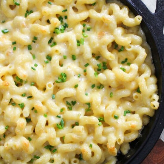 Cast Iron Skillet Mac and Cheese