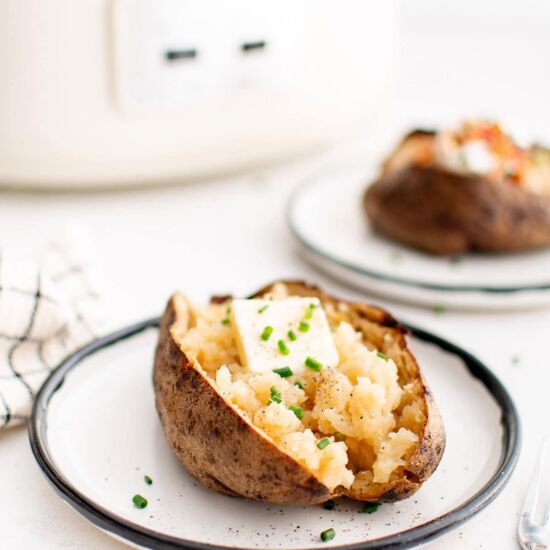 Slow Cooker Baked Potatoes