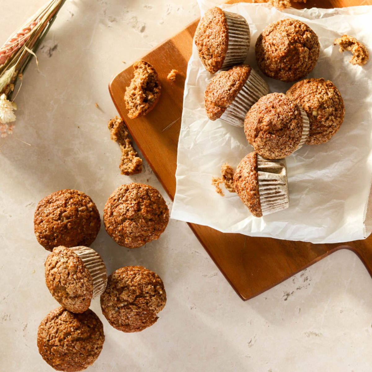 Easy Sourdough Muffins