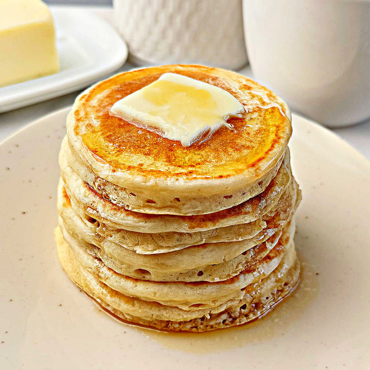 Super Fluffy Sourdough Pancakes