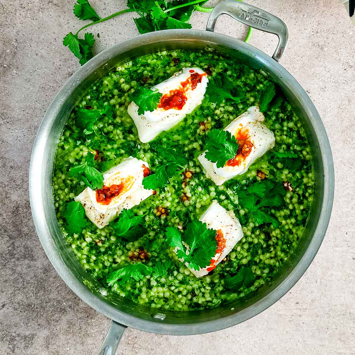 One Pan Steamed Cod