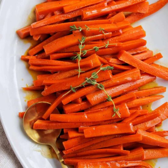 Stovetop Brown Sugar Glazed Carrots