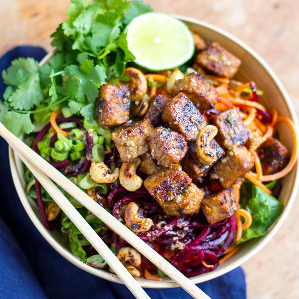 Tempeh Salad Bowls