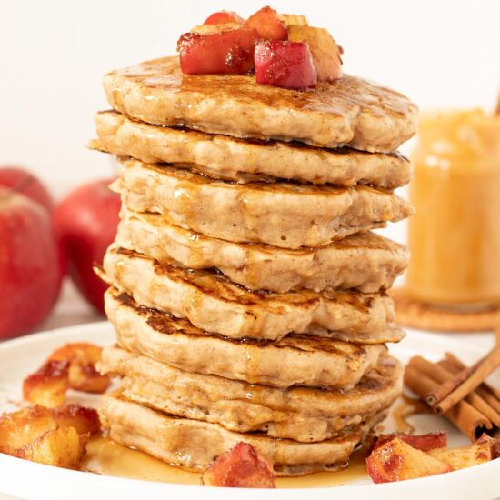 Vegan Apple Cinnamon Pancakes