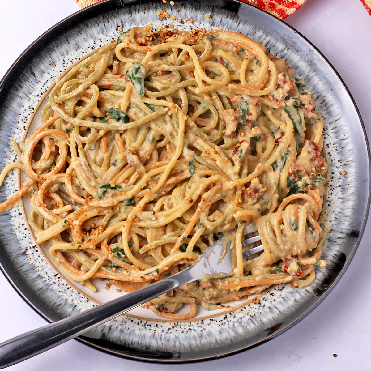 Vegan Sundried Tomato Pasta