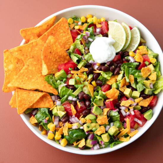 Vegetarian Dorito Taco Salad