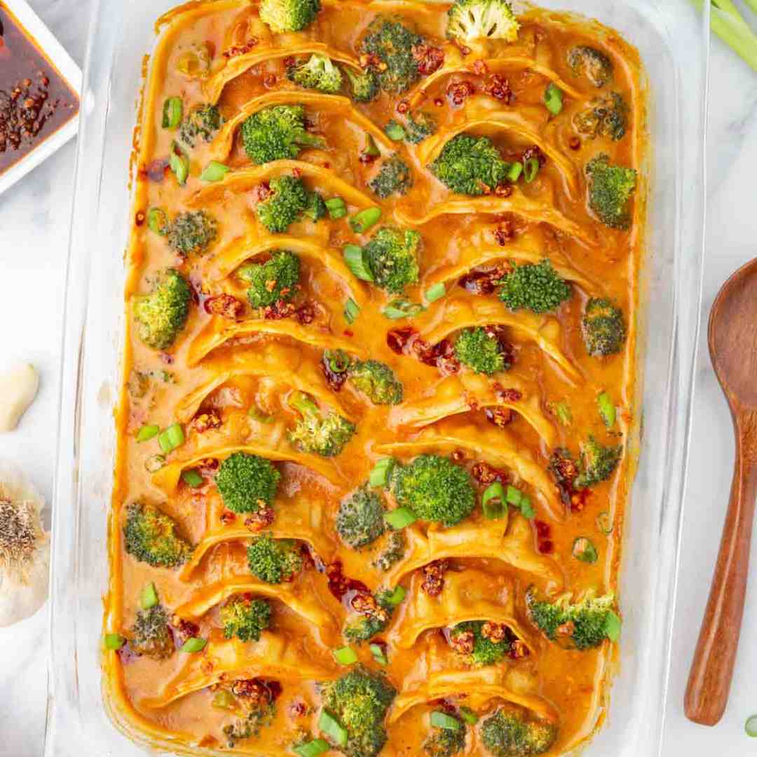 Viral Dumpling Bake