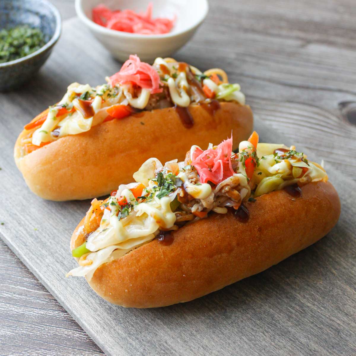 Yakisoba Pan (Japanese Noodle Bun)