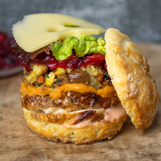Thanksgiving Biscuit Sandwich