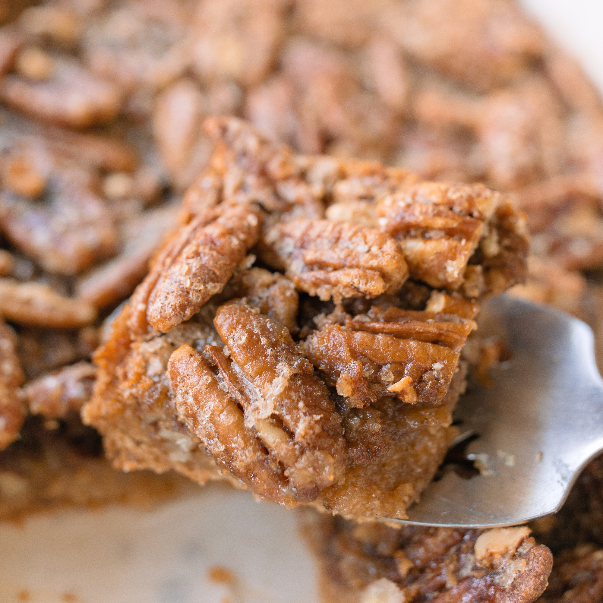 Healthy Pecan Pie Bars