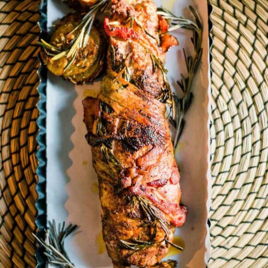 Bacon Wrapped Pork Tenderloin