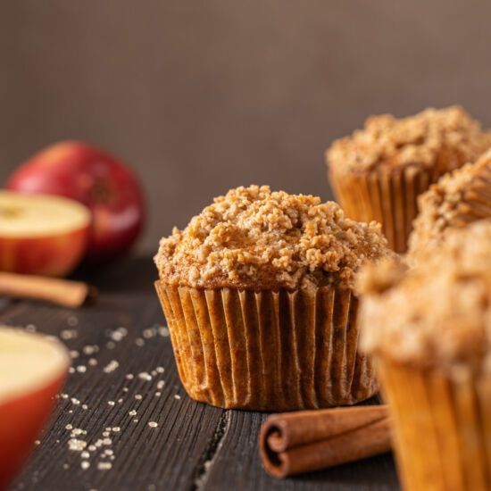 Brown Butter Apple Muffins