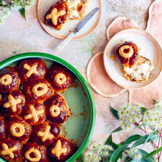 Apricot & Sultana Hot Cross Buns