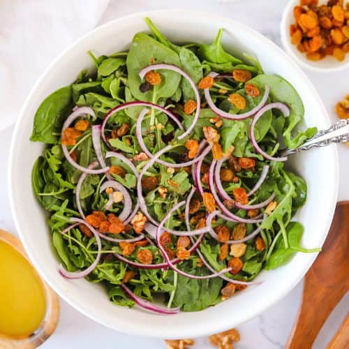 Spinach Arugula Salad
