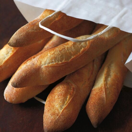 Baguettes with Fermented Dough