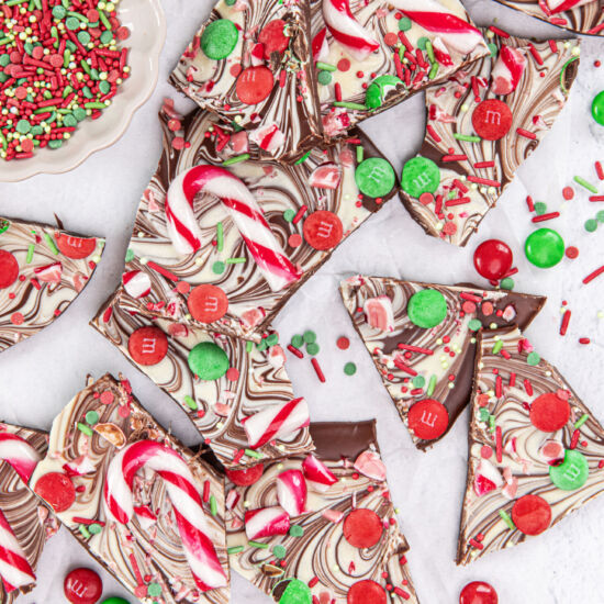 Candy Cane Chocolate Bark