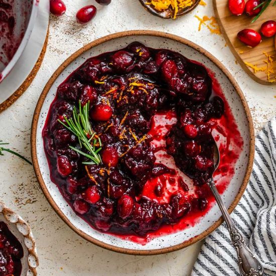 Balsamic Cranberry Sauce
