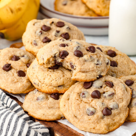 Banana Chocolate Chip Cookies