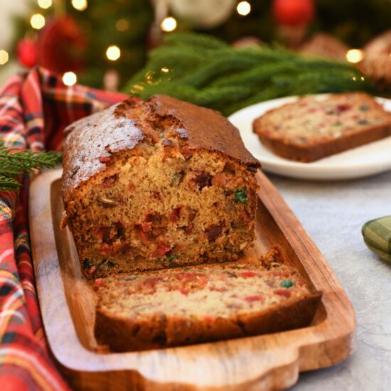Holiday Sunripe Banana Fruit Cake