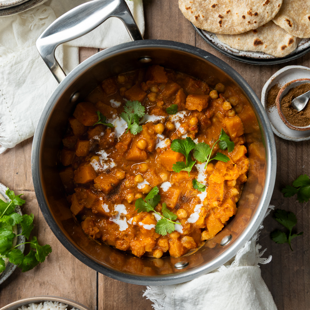 Chickpea And Butternut Squash Curry