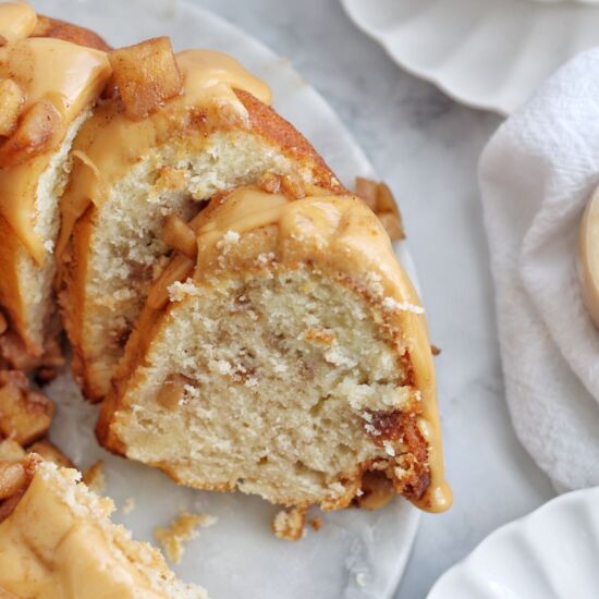 Caramel Apple Pound Cake