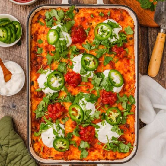 Chicken Taco Casserole