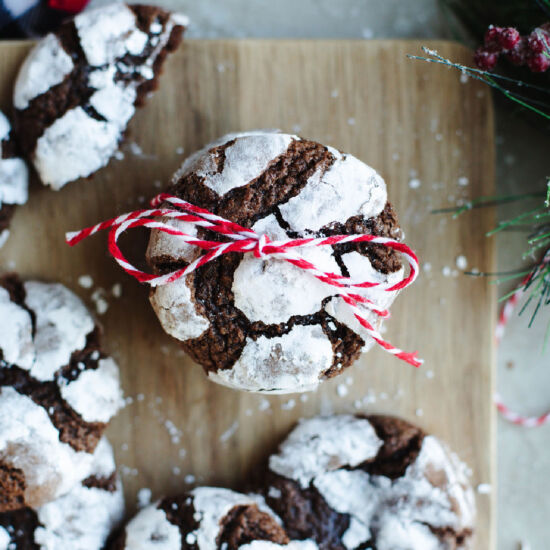 Chocolate Crinkle Cookies